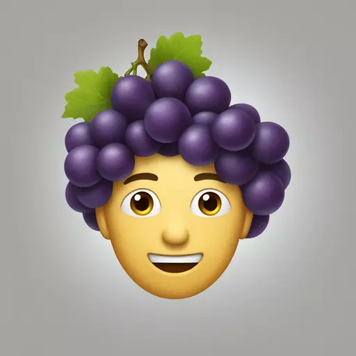 single grape emoji