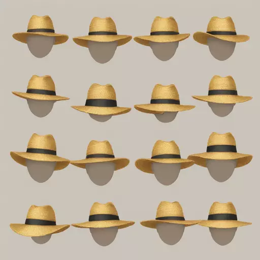 straw hat emoji