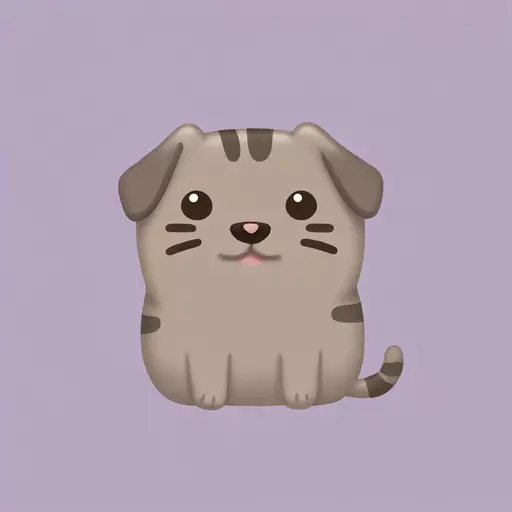 pusheen dog emoji