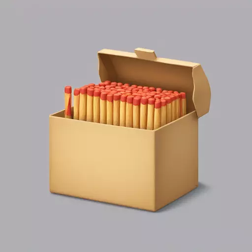 Box of matchsticks emoji