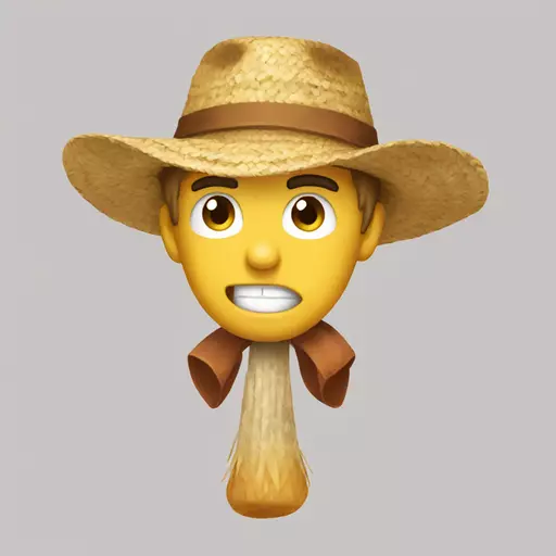 straw hat emoji