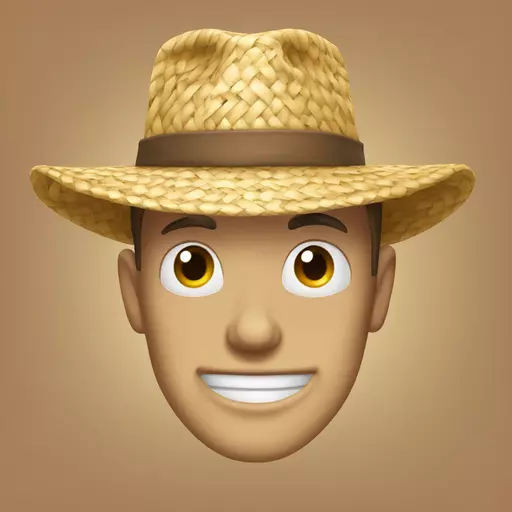 straw hat emoji