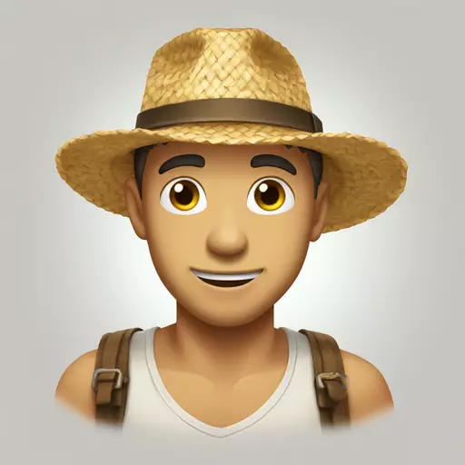 straw hat emoji