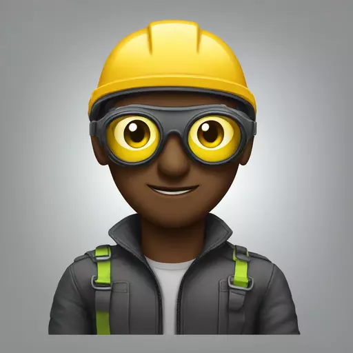 amster wearing goggles emoji