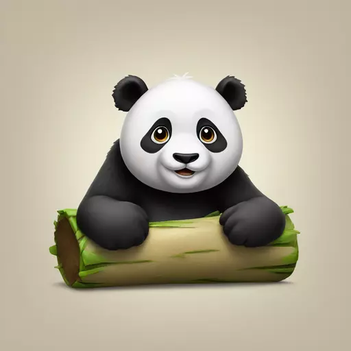 panda explores emoji