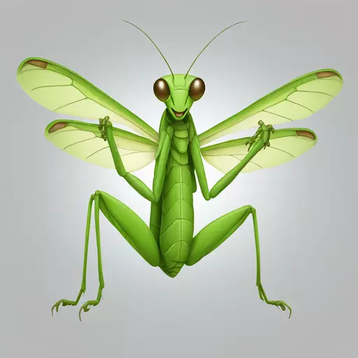 praying mantis emoji
