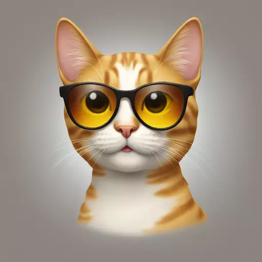 Cat with sunnglasses emoji