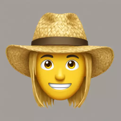 straw hat emoji