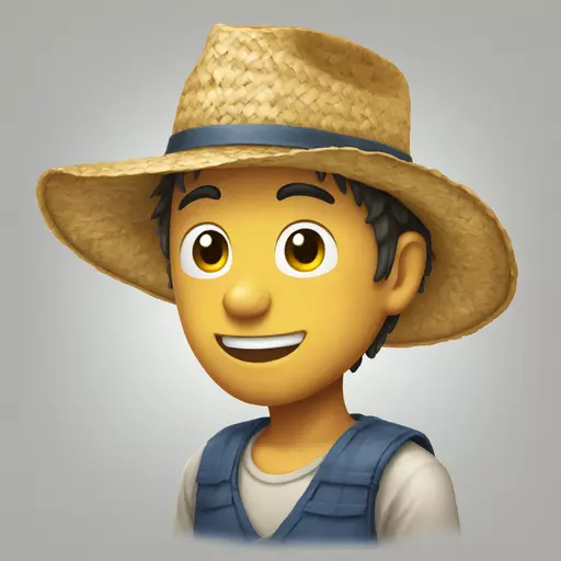 straw hat emoji