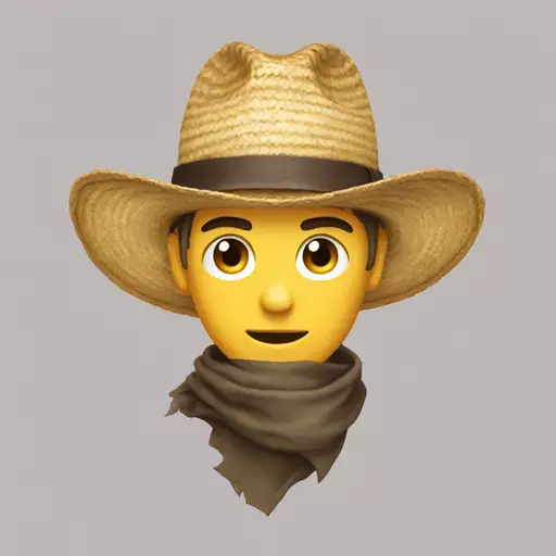 straw hat emoji