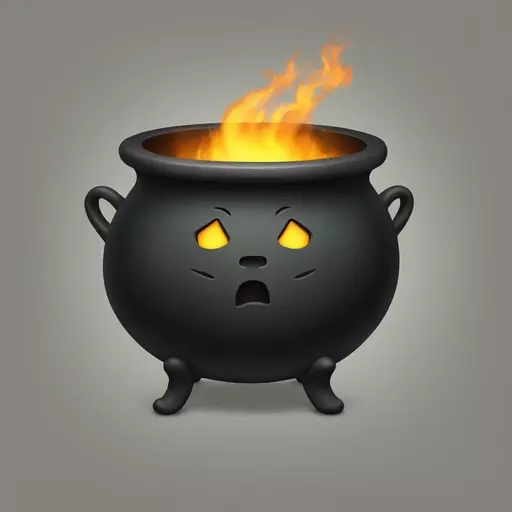 witch cauldron emoji