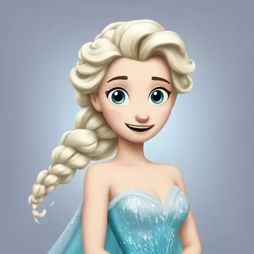 elsa farting emoji