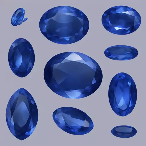 sapphire oval gem emoji