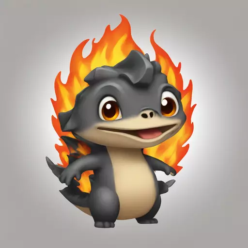 DragoPinguino Fire emoji