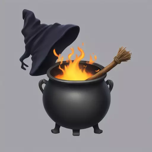witch cauldron emoji