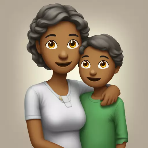 Une mère allaitant son enfant emoji