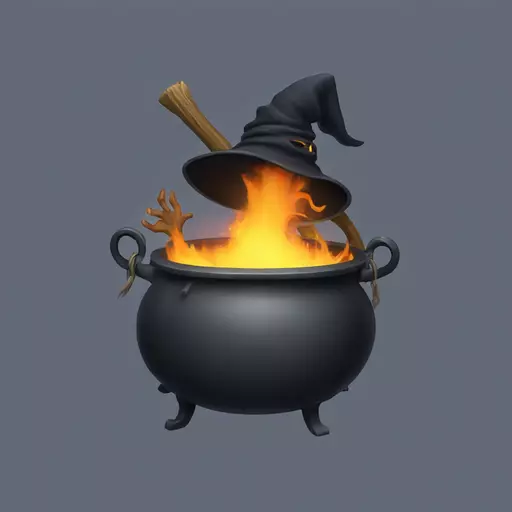 witch cauldron emoji