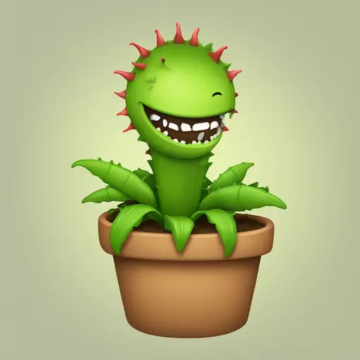 Venus flytrap emoji