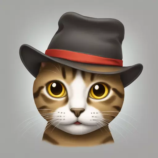 cat with hat emoji