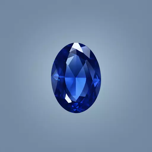sapphire oval gem emoji