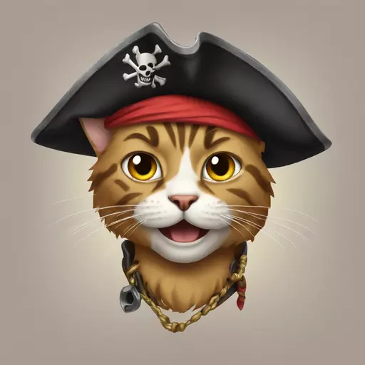 cat pirate emoji