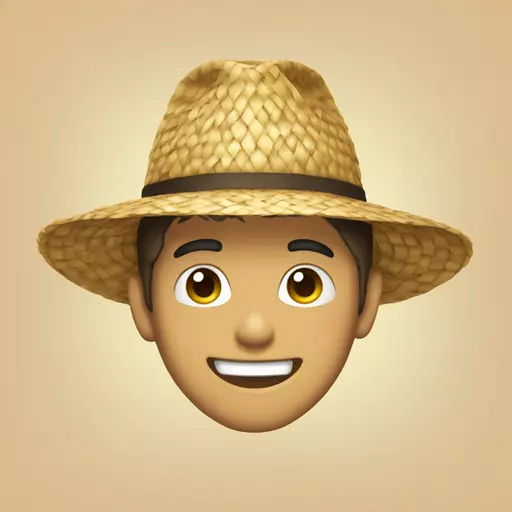 straw hat emoji