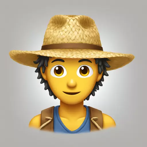 straw hat emoji