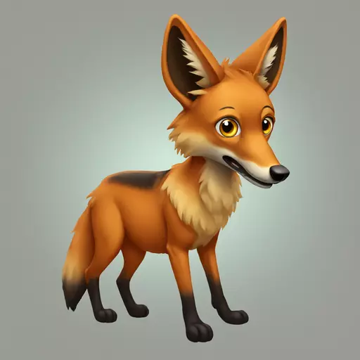 Maned wolf emoji