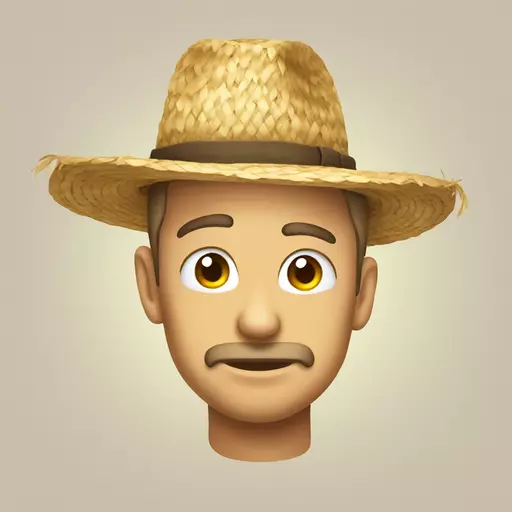 straw hat emoji
