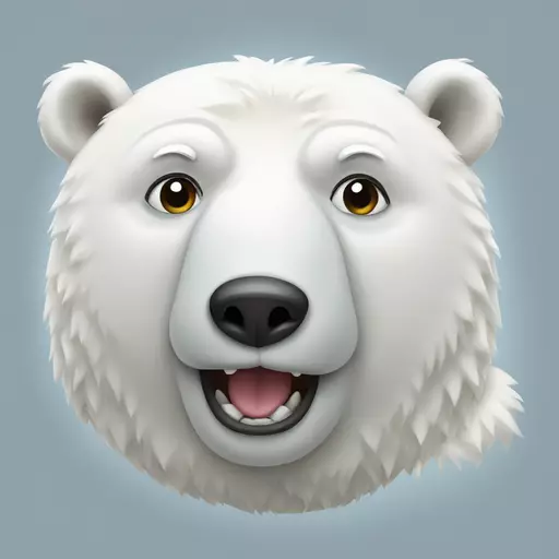 polar bear emoji