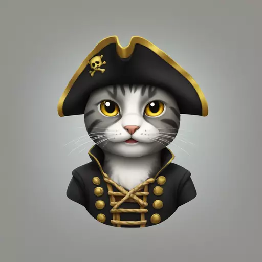 cat pirate emoji