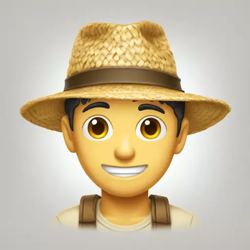 straw hat emoji