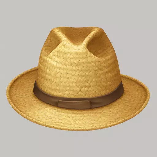 straw hat emoji