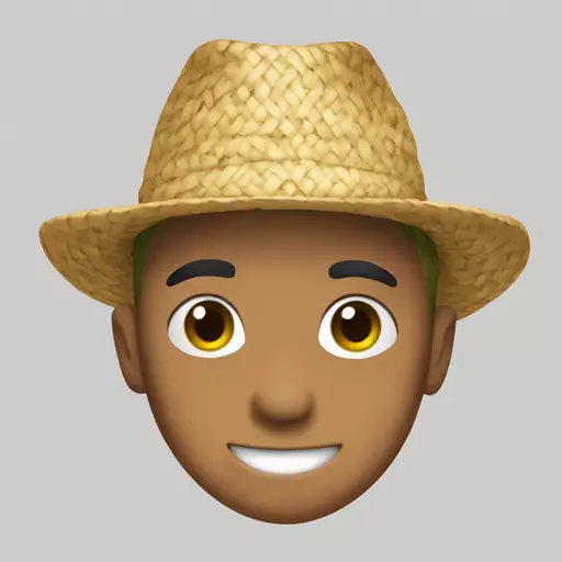 straw hat emoji