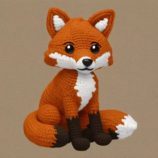 fox crochet emoji