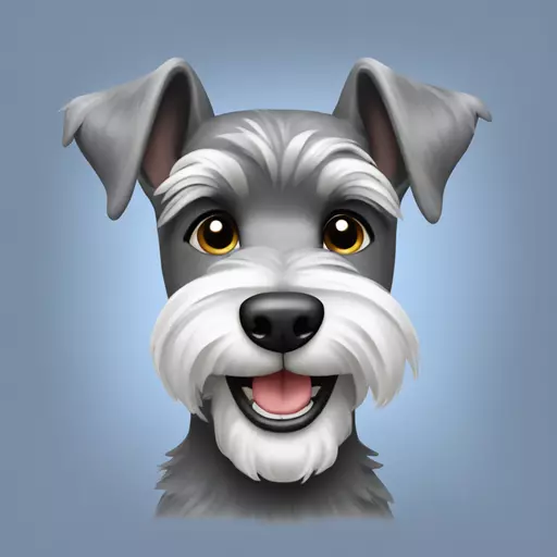 happy zwergschnauzer emoji