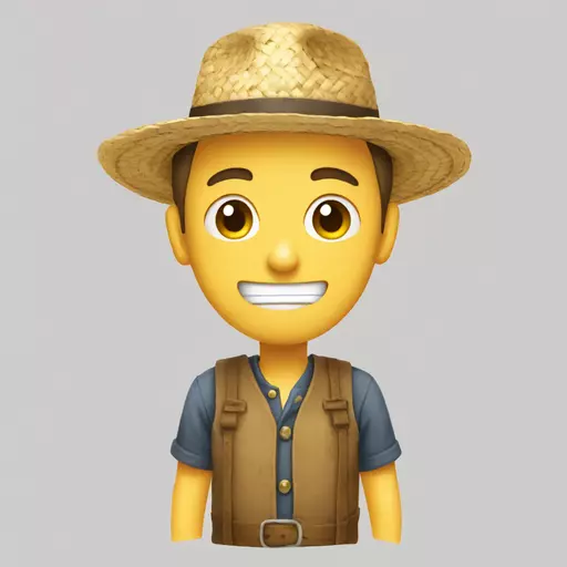 straw hat emoji