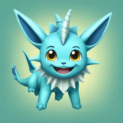 Vaporeon happy  emoji