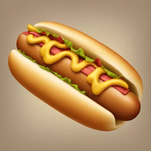 hot dog emoji