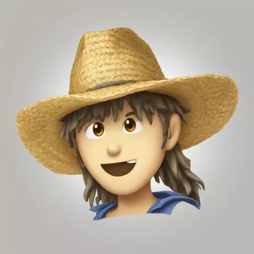 straw hat emoji