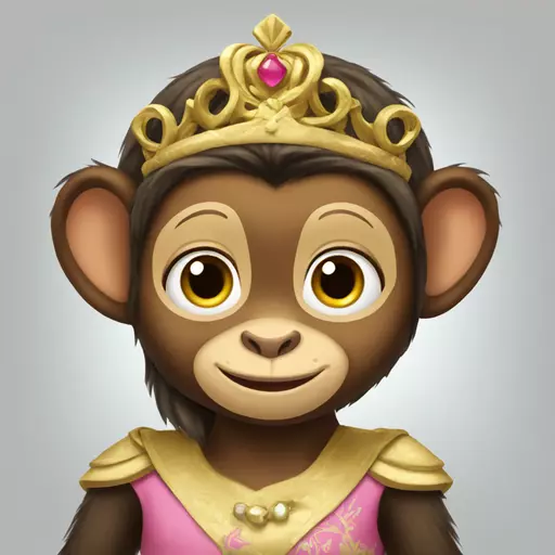 princess monkey emoji