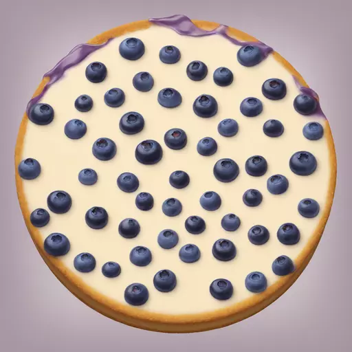 blueberry cheesecake emoji