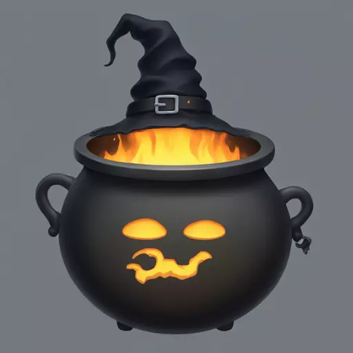 witch cauldron emoji