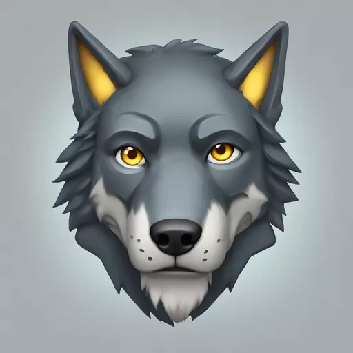 mecha wolf emoji