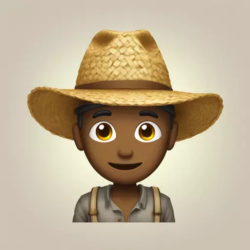straw hat emoji