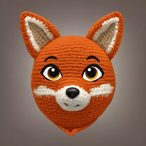 fox crochet emoji