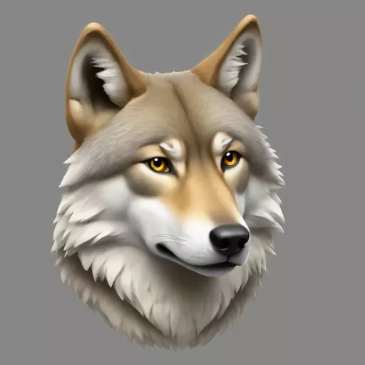 Eurasian wolf emoji
