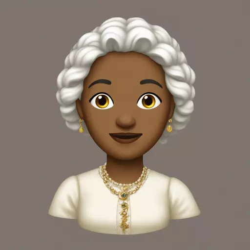 Femme du xviii ème siècle  emoji