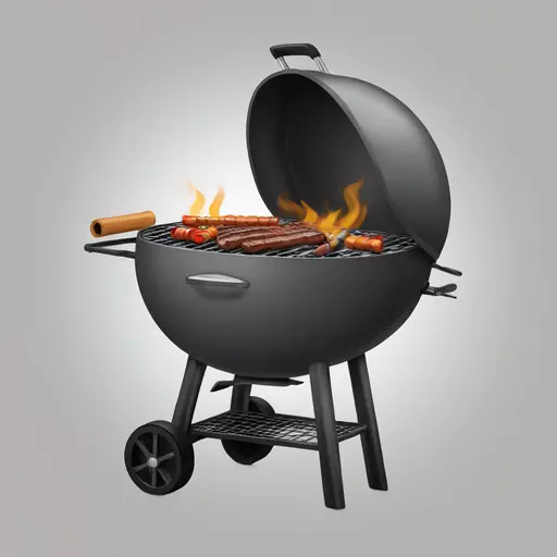 a smoking pellet BBQ grill emoji