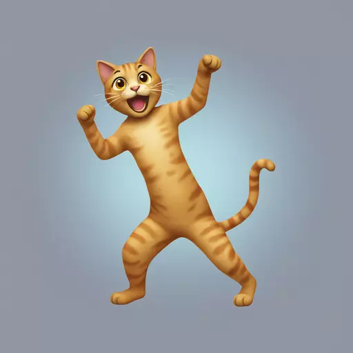 cat dancing emoji